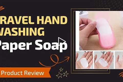 Travel Hand Washing Soap Paper 😍😍 | Unboxing and Review | Wide Traders
