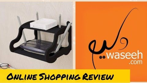 Online shopping review | Unboxing Waseeh online parcel | Wooden Floating shelf #review #shopping