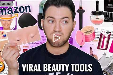 Testing 10 viral beauty gadgets from Amazon... but do they work?!