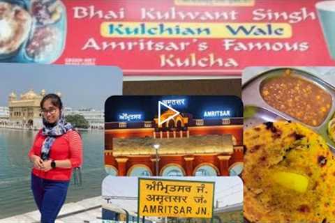 Finally Reached Amritsar || Bhai Kulwant singh Kulchian Wale's best food in Amritsar|| Train Journey