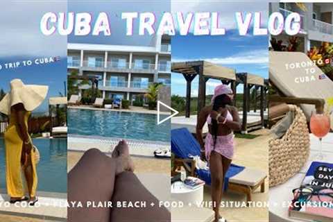 TRAVEL VLOG: MY SOLO TRIP TO CUBA | Gran Muthu Rainbow Hotel + Playa Pilar Beach + Wifi +Food review