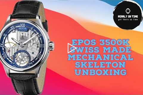 Epos 3500K Swiss Made Mechanical Unboxing #swissmade #mechanicalwatch #watches