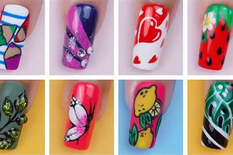 10 New Nails Design Tutorial | Satisfying Nails Art Ideas | Olad Beauty #563