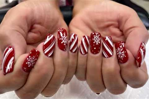 Super cute Christmas nail art design 2022/YouTube Amy Huynh