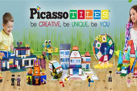 PicassoTiles 100 Piece Set 100pcs Magnet Building Tiles Clear Magnetic 3D Building Blocks..