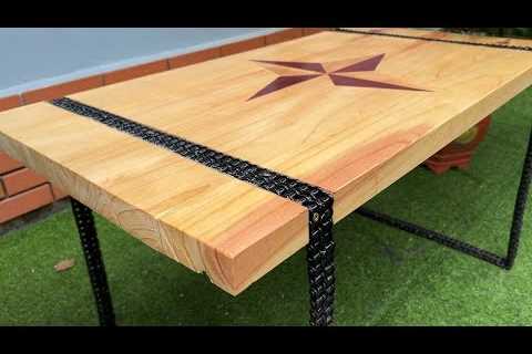 Amazing creative ideas // We Turned Old Wood And Rusty Chain Into A Coffee-Table