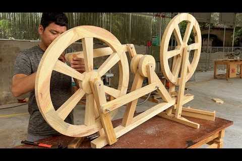 Build A Wooden Bicycle That Works In The Most Ancient Way // Woodworking Inspiration ideas
