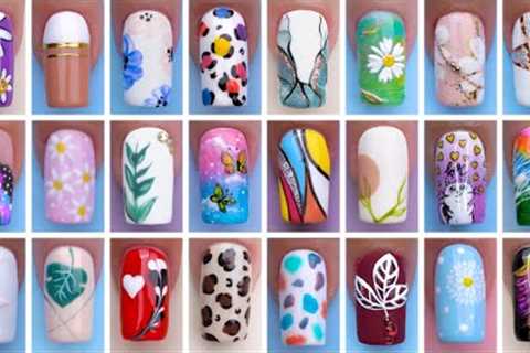 15+ Top Nail Art Design Ideas for Spring   Easy Nails Art Ideas at Home   Olad Beauty