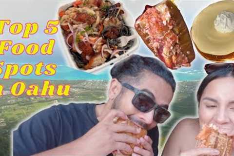 5 BEST Food Spots in Oahu | What to eat in Oahu - FOOD TOUR 2023