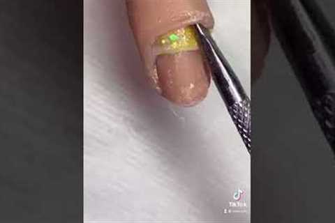 TIKTOK SATISFYING NAIL CLEANING OUT VIDEO 😳