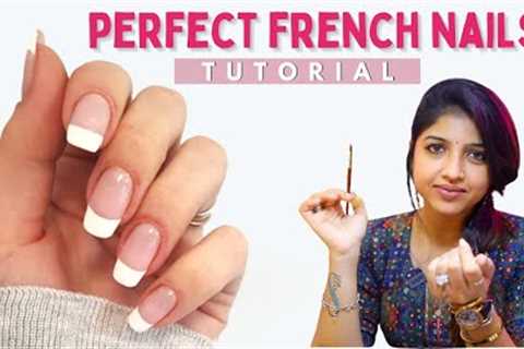 Wow: Easy French Nails At Home | Gel Polish | French Manicure | Nail Art