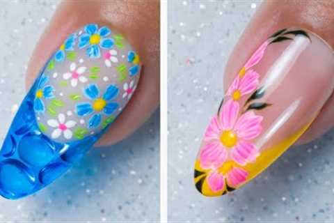 New Nail Art Ideas 2023 | #tutorial Best Flower Nail Design Compilation