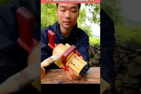 लकड़ी का जादुई बबल ~ mini wood toy – woodworking art skill / wood / hand crafts / #shorts