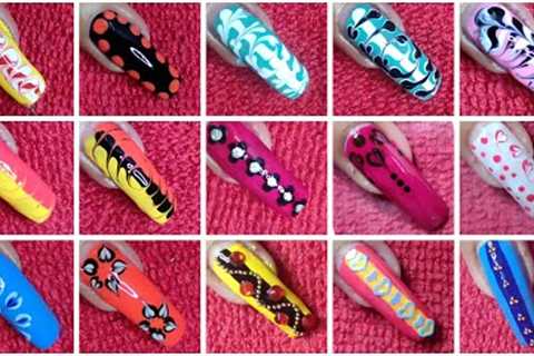 Top 15 Easy Nail Art Designs For Beginners 💅 || part_3 || at home 🏠 ||