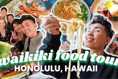 What to Eat in WAIKIKI HAWAII! (HONOLULU HAWAII FOOD TOUR) EP 5