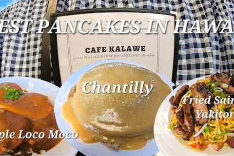 Best Pancakes in Hawaii | Cafe Kalawe #insta360 on Oahu Hawaii Restaurant for Breakfast Dinner