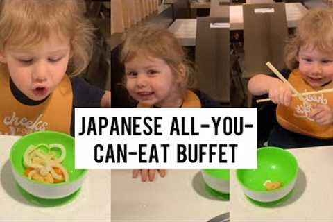 Are they sure they want to let her eat for free? 😁 Spring Shabu-Shabu Japanese Buffet - Queens, NYC