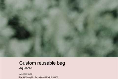 custom reusable bag