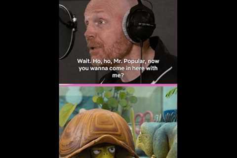 Adam Sandler and Bill Burr in the booth for #Leo