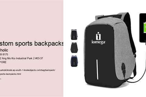 custom sports backpacks