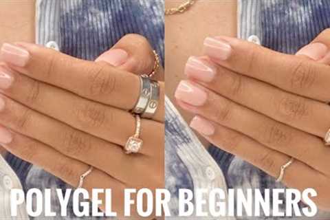 EASY POLYGEL NAIL TUTORIAL FOR BEGINNERS | SIMPLE, QUICK, AND LONG LASTING!