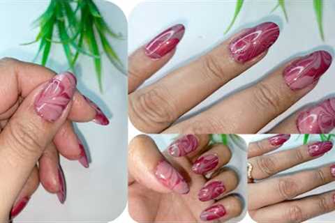easy water marble nail art for beginners at home #live stream #live#Lifewithnailart