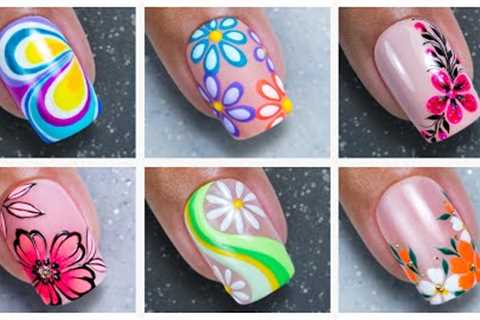 New Nail Art Ideas 2024 | Best Floral Nail Art Compilation