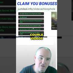 Unlock Passive Income By Taking Action – Slide Cash Loophole Review Bonus Back Office