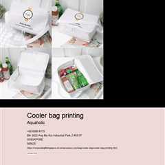 cooler bag printing