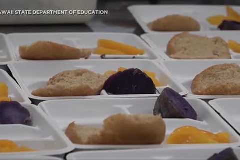 ''My favorite'': Hawaii public schools serve up Okinawan sweet potato for lunch
