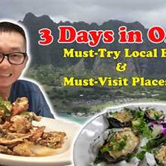 3 Days in OAHU: Must-Try Local Food & Hawaii''s BEST Iconic Spots featuring Kualoa Ranch 🍍🤙