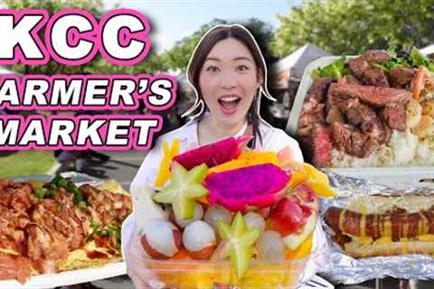 Ultimate KCC Farmer''s Market Guide || [Honolulu, Hawaii] Must Try Local Food Tour!