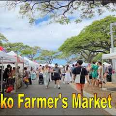 4K Kakaako Farmer''s Market on 8/9/25 in Honolulu, Oahu, Hawaii