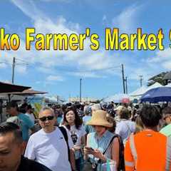 4K Kakaako Farmer''s Market on 9/13/25 in Honolulu, Oahu, Hawaii