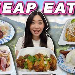 Affordable Cheap Eats in Hawaii! || [Oahu, Hawaii] Local Budget Friendly Spots!