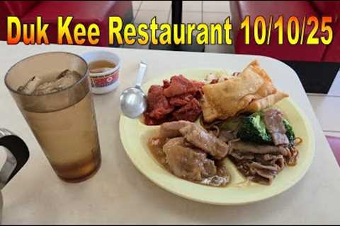 Duk Kee Restaurant 10/10/25 in Honolulu, Oahu, Hawaii