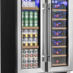 Chill in Style: EUHOMY Dual Zone Wine and Beverage Cooler Review