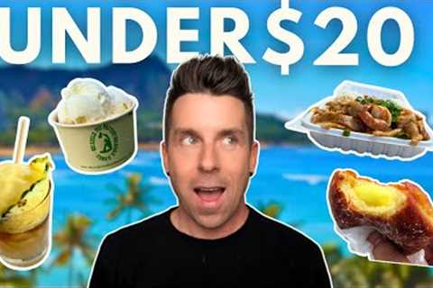 Top 10 Cheap Eats Oahu Hawaii